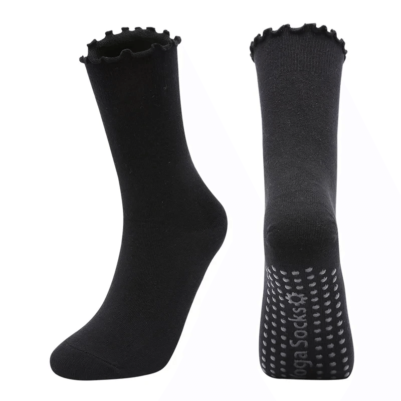 Ruffle Non-Slip Pilates Yoga Grip Socks