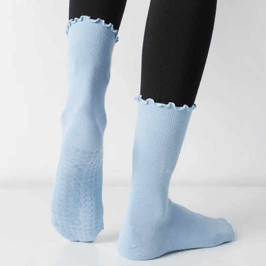 Ruffle Non-Slip Pilates Yoga Grip Socks